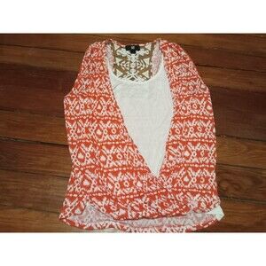 IZ BYER  Women Small double layer sleeveless top